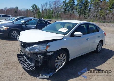 2017 Nissan Sentra Sv z USA, uszkodzony, nr VIN 3N1AB7AP8HY361399